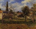 Huertos Pontoise 1881 Camille Pissarro paisaje